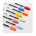 Color Rubber Base Gel, Neon 01, 8мл, цвет: оранжево-красный (цвет танжирина)