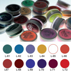 Коллекция цветных пудр № 61-72 Kodi Professional.